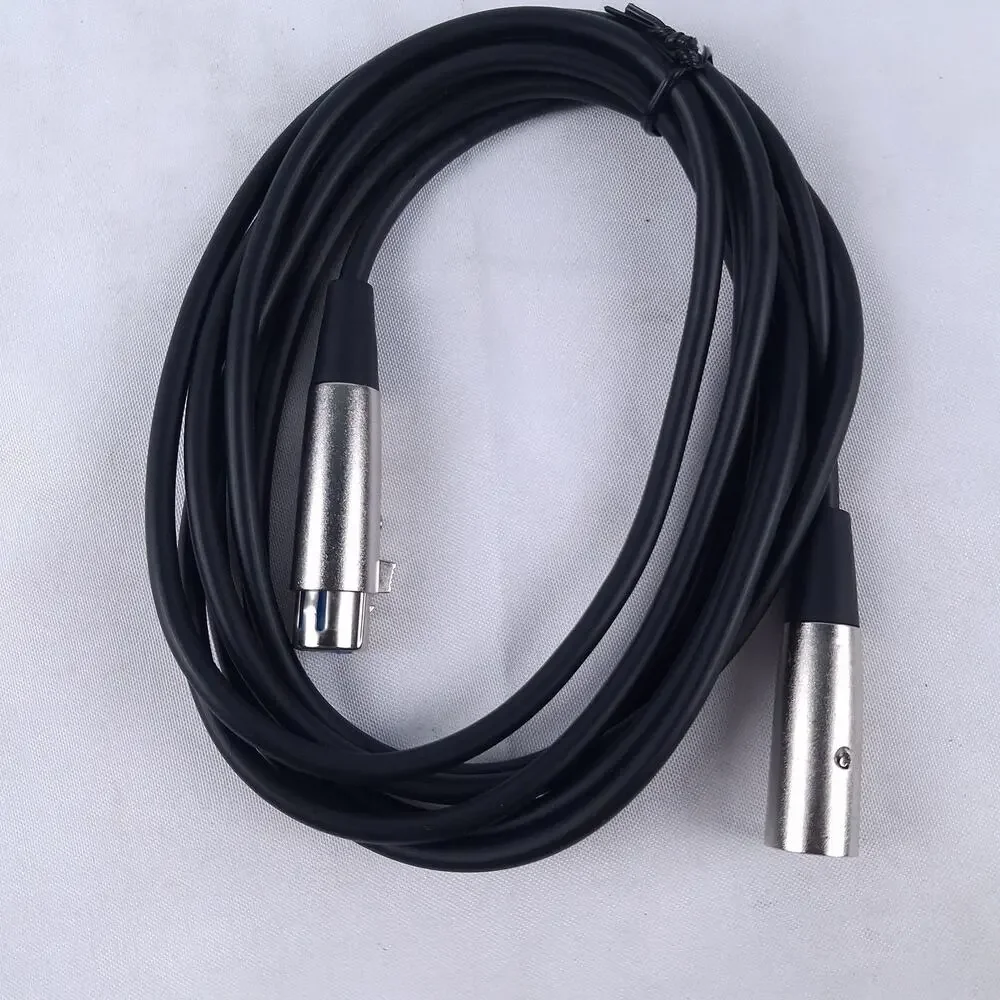 Seismic Audio 10' DMX Cable 3-Pin XLR Male Female Stage Lighting Wire SADMX10